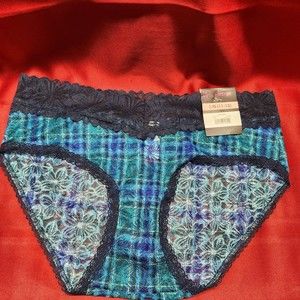 New No Boundaries Hipster Panties Size Large Sleepwear Lace Orange Blue Fruit